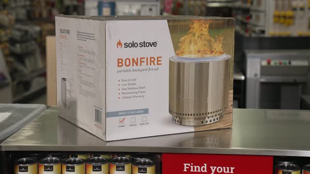 Solo Stove Bonfire 19.5 in. W Stainless Steel Round Wood Fire Pit with  Stand - Ace Hardware