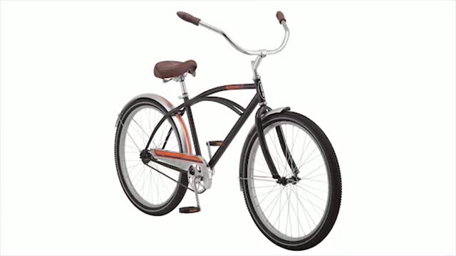 Schwinn Gammon Men 26 in. D Cruiser Bicycle Black Mfr# S4016E